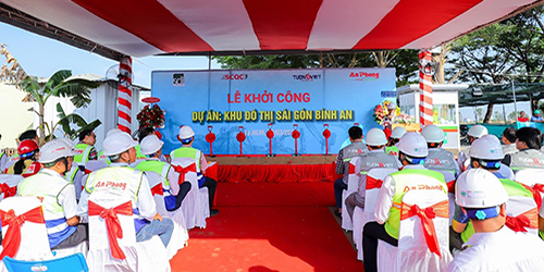 Tường Việt tự hào là đơn vị Tổng thầu dự án Khu đô thị Sài Gòn Bình An